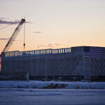 Image of a data centre being built.