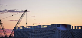 Image of a data centre being built.