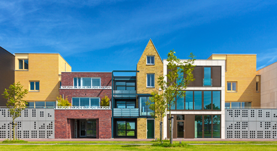 Residential complex exterior