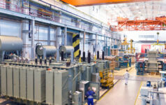 A photo taken inside a manufacturing plant